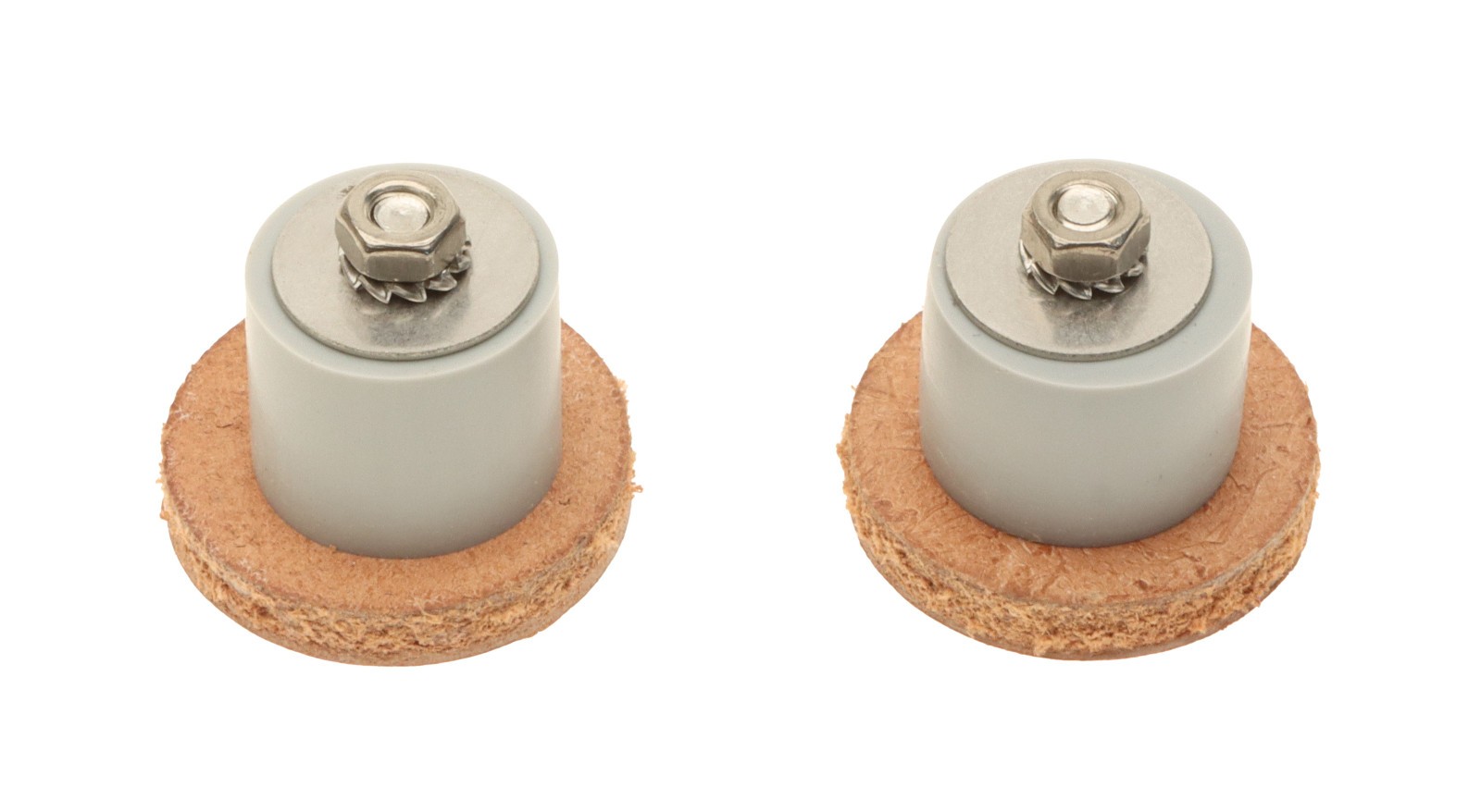 Gilles Berthoud MTB Handlebar End Plugs PAIR Natural Leather NEW NOS NIB