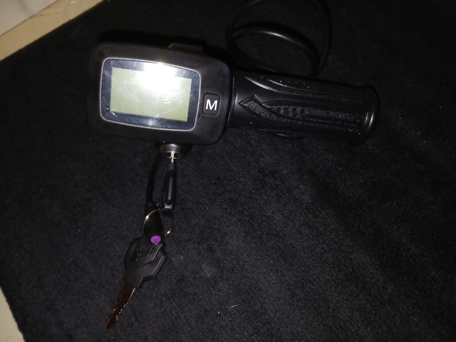48V Ebike Speedometer Throttle with M Key Replacement for Tuttio Soleil 01