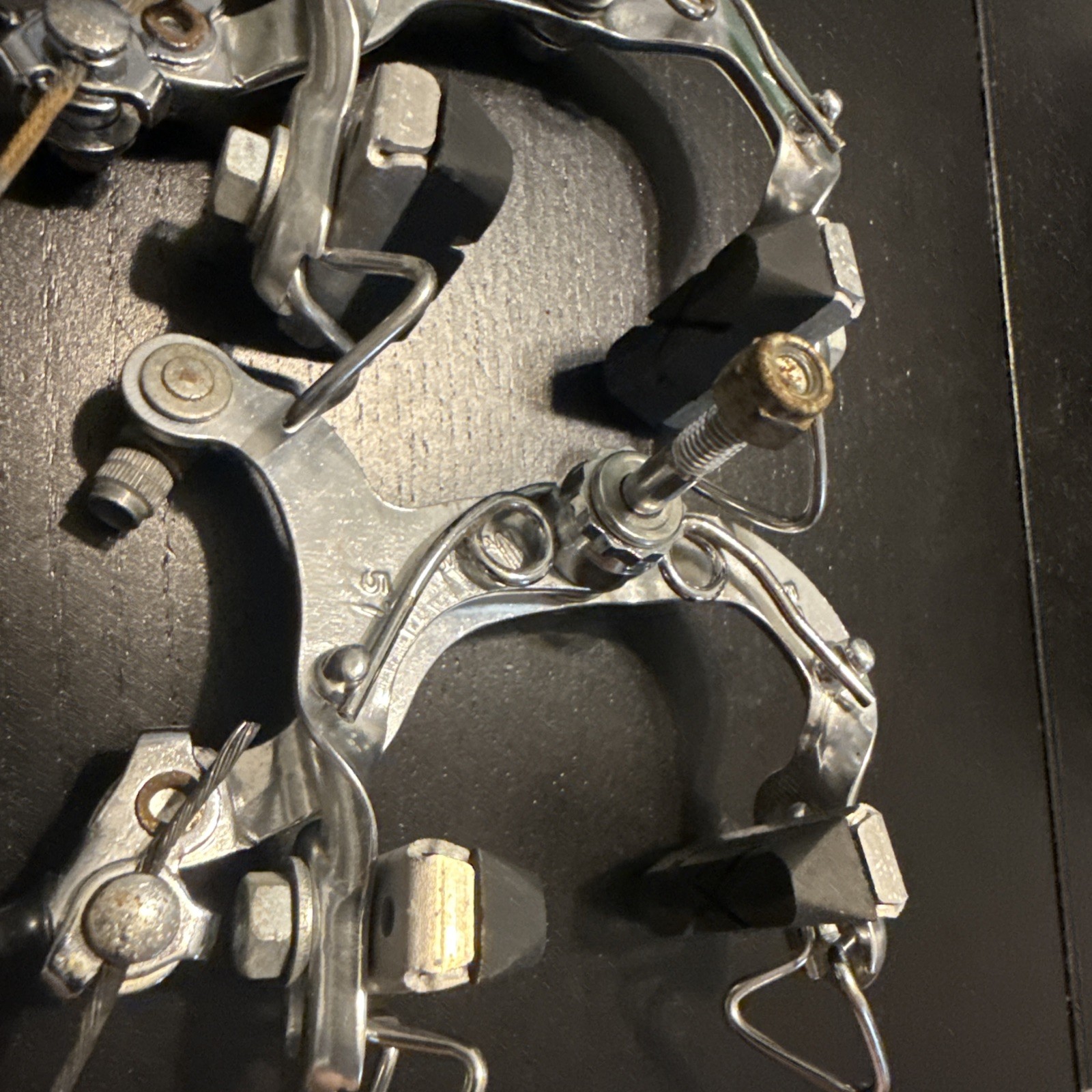 Shimano 600 Arabesque Vintage Brake Caliper Set Front Rear Nutted
