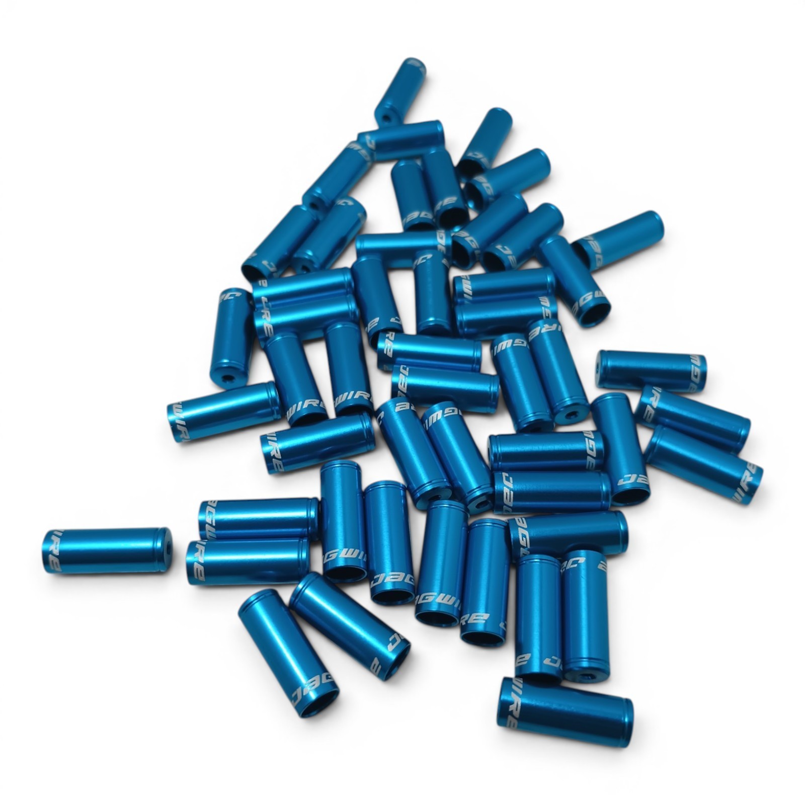 Jagwire 4.5mm Sealed End Cap Blue Alloy 50pcs BOT112UJ