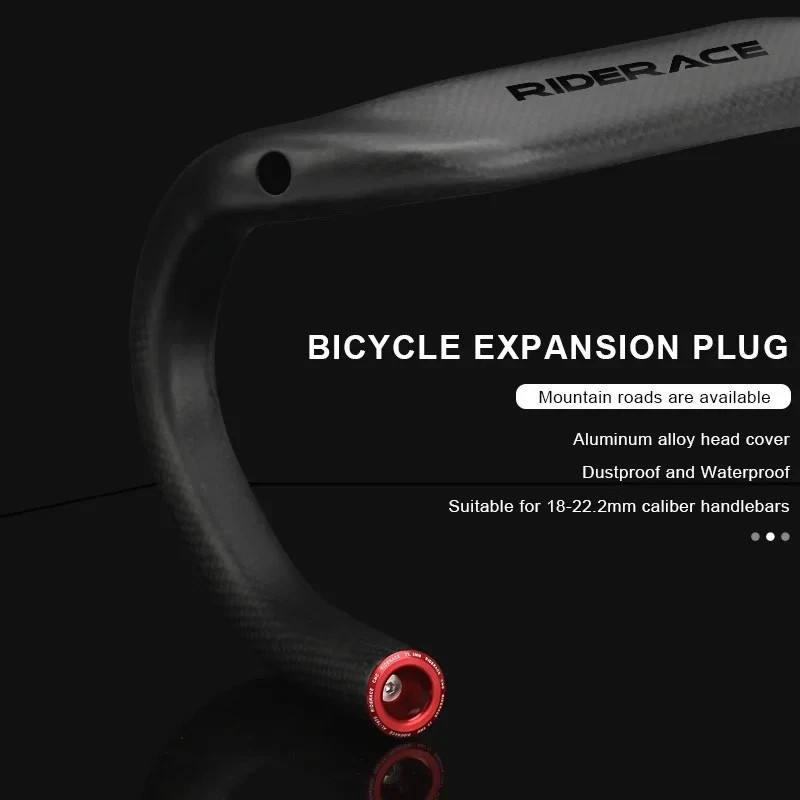 1 Pair Bike Handlebar End Plugs Aluminum Alloy Bar End Caps MTB Road Bicycle