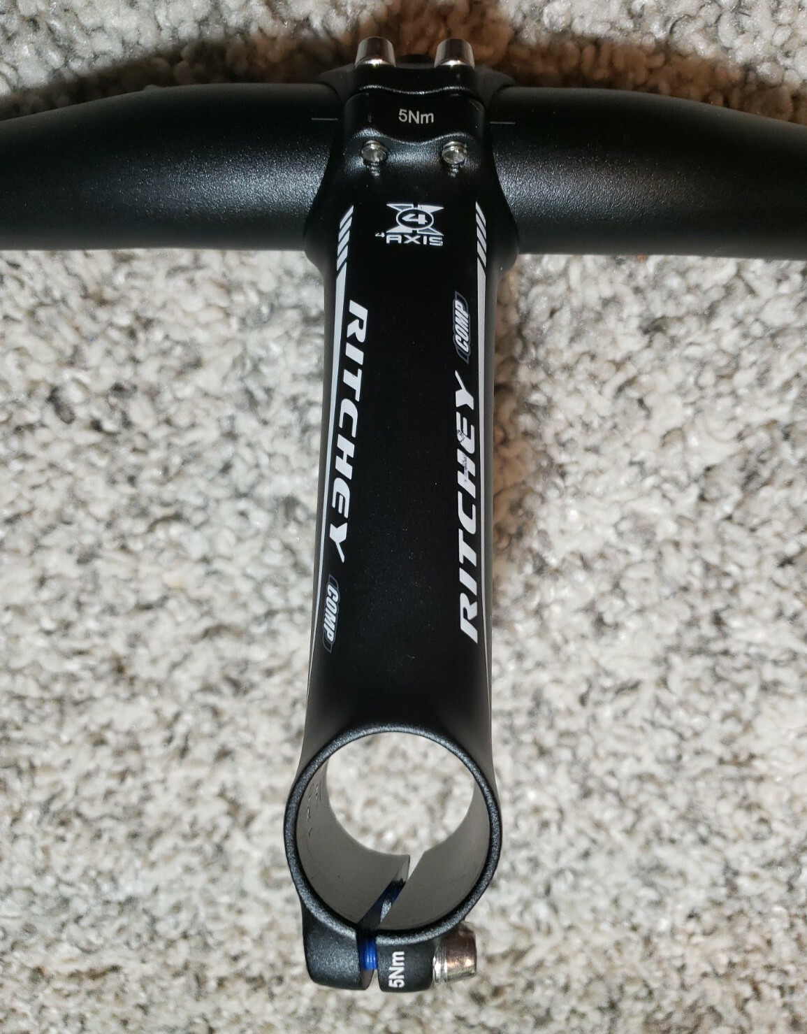 Ritchey Comp 4-Axis Stem 120mm, 31.8mm Aluminum + MTB Flat Bar
