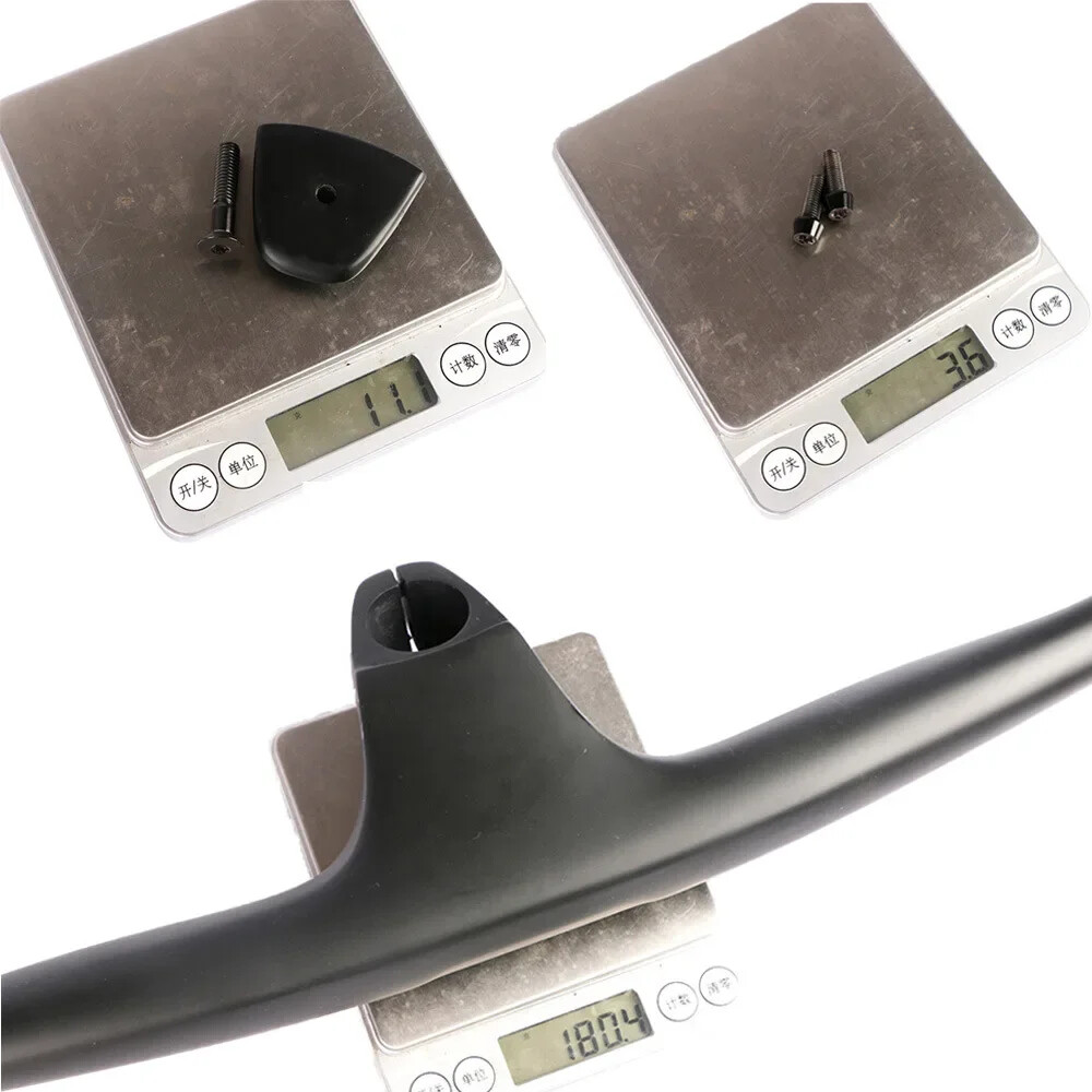 -12° 180g Carbon Integrated MTB Bicycle Handlebar XC AM Strength bike Flat Bar