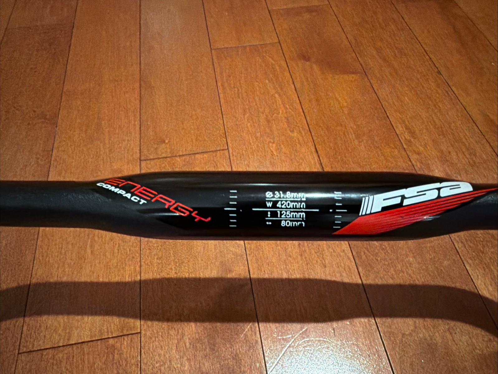 FSA Energy Compact Handlebar Black, 31.8 x 420mm (Takeoff)