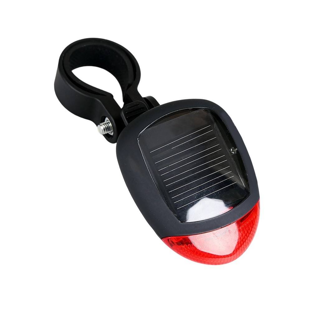 Solar Powered Bicycle Taillight for Night Visibility and All-Terrain Application