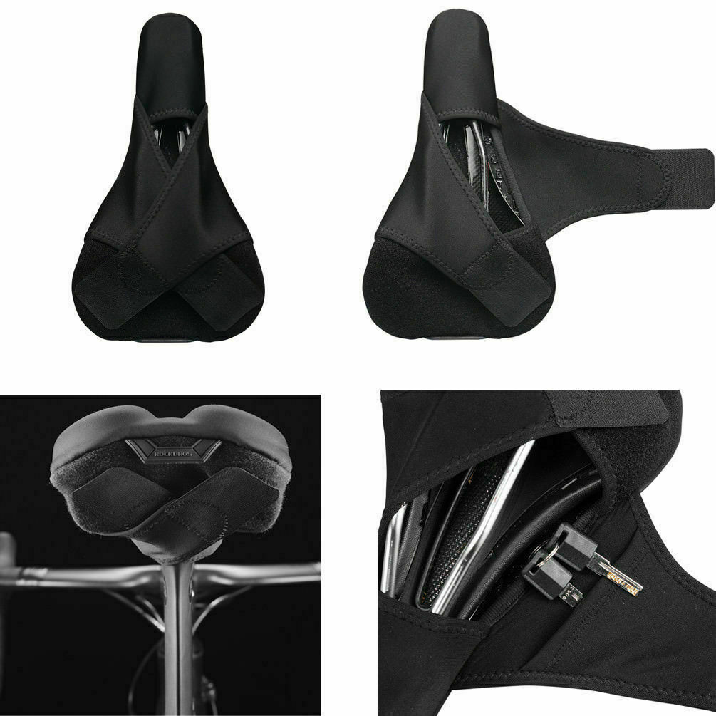 ROCKBROS Bike Seat Cushion Gel Bicycle Seat Cover Outdoor Cycling Saddle Cushion
