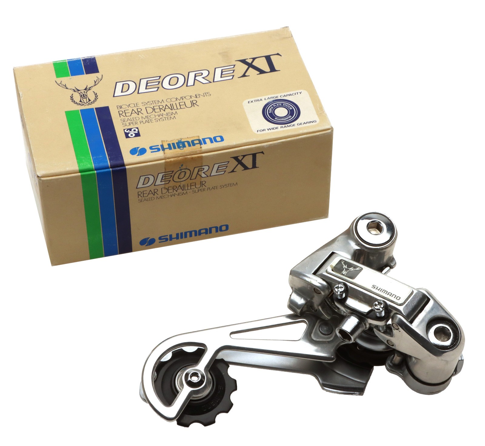Shimano Deore XT RD-M700SP Rear Derailleur 6s Deerhead NOS NEW RARE Superplate