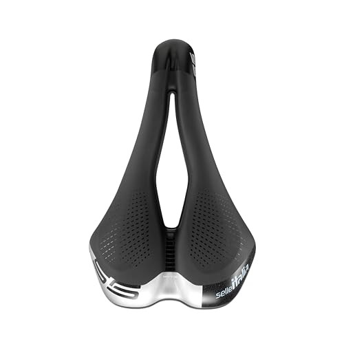 Selle Italia S 5 Superflow Road Bike Saddle Hi-Viz – 255 x 160mm, 325g, Black