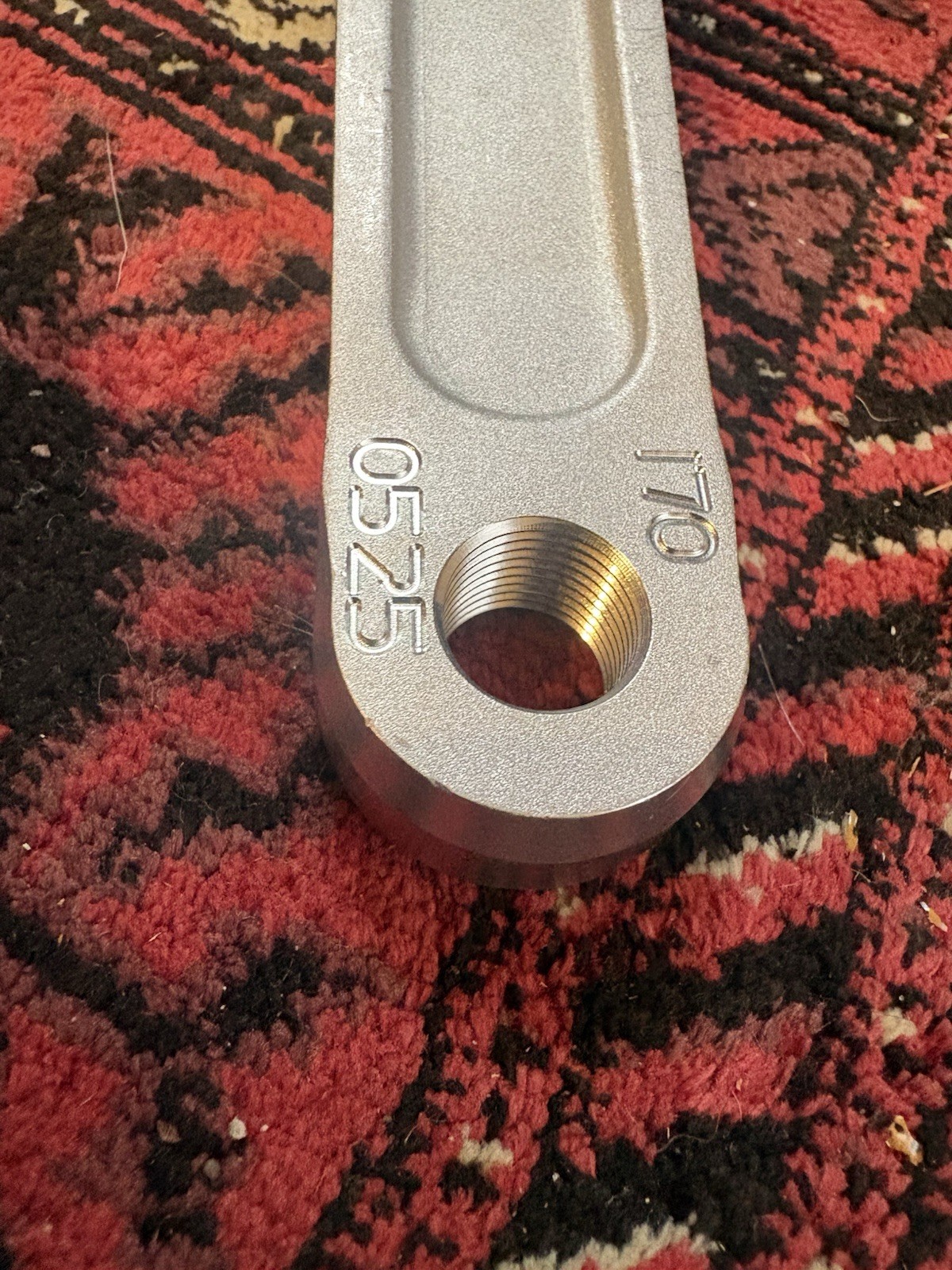 Race Face Forged Silver/Black 170mm Square Taper 46T