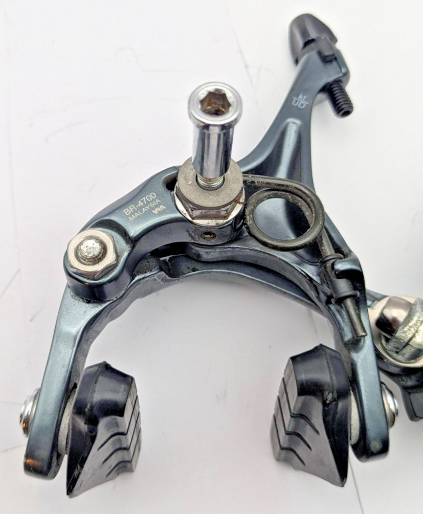 SHIMANO TIAGRA BRAKE SET Front & Rear Calipers Rim Brakes GRAY BR-4700 RECESSED