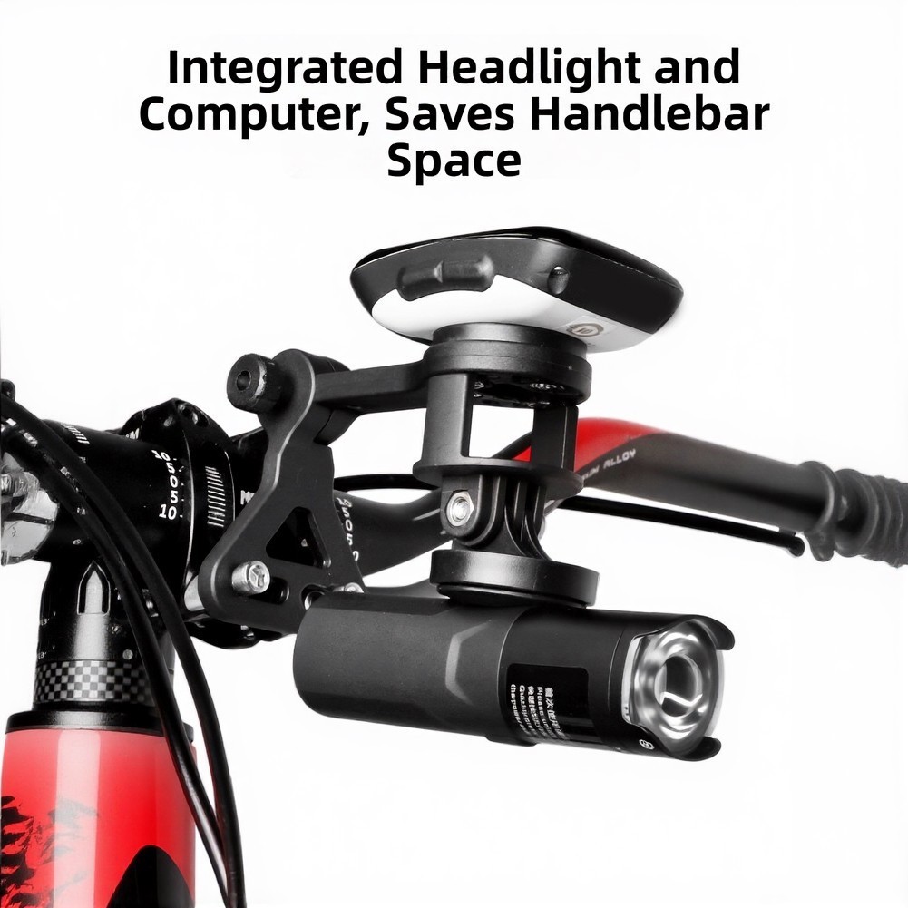 Extension Bracket for Bike Computer and Light Mount on Handlebar Stem 5-35mm
