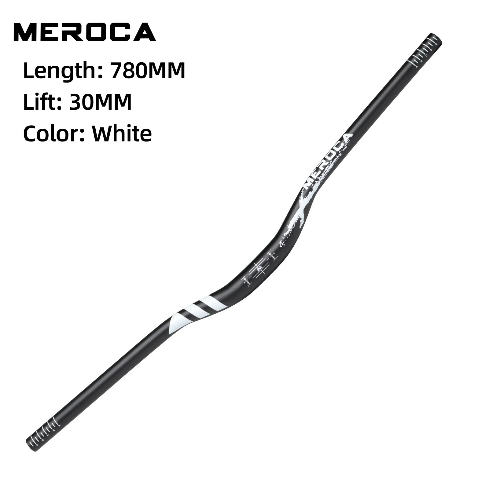 KORE MTB Bike Handlebar 720/780mm Aluminum Swallow Shape Rise 30/55mm 31.8mm