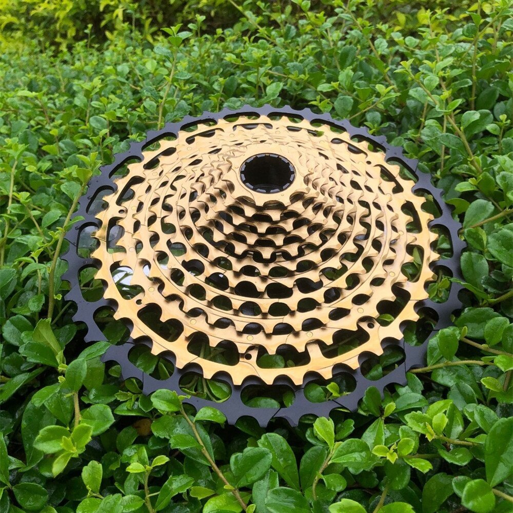 12 Speed 10-50T Golden MTB Cassette Bicycle Freewheel 12s Steel CNC for SRAM XD