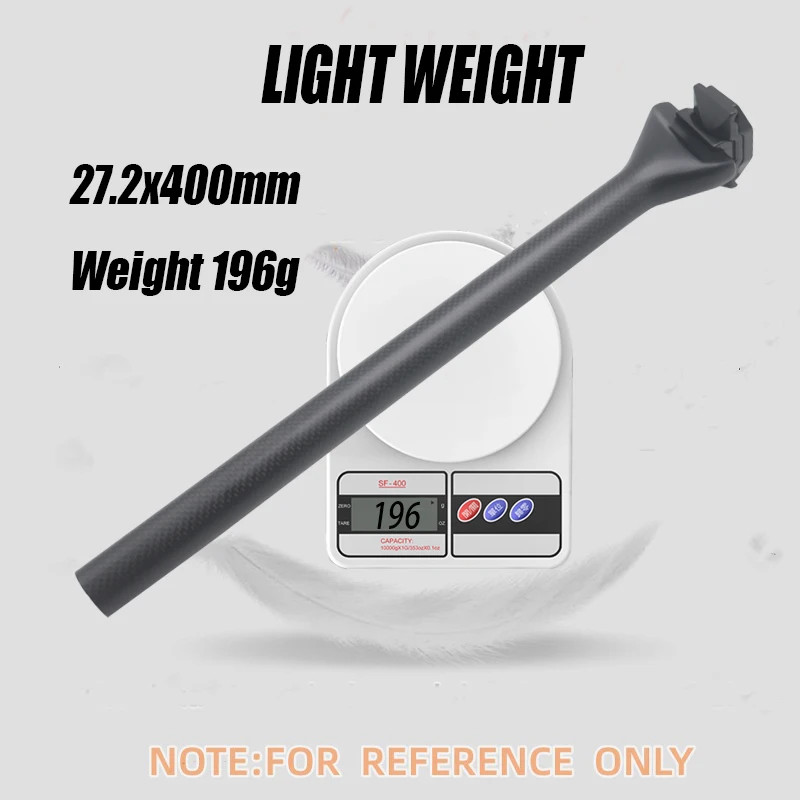 Carbon Road Mountain Bike Seatpost Offset 0mm 13mm 17mm 25.4 27.2 30.8 31.6mm