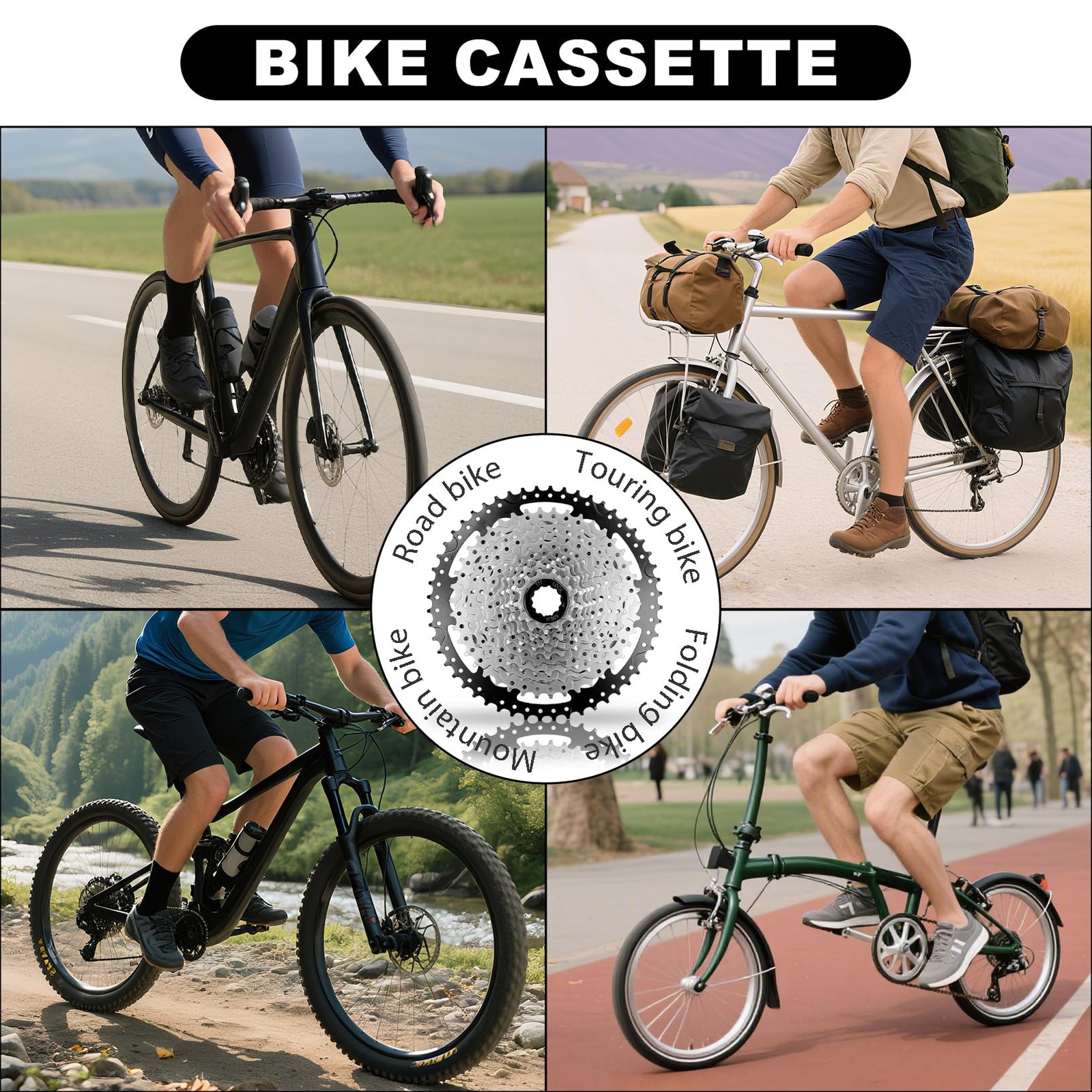 12 Speed Bike Cassette Freewheel Wide Ratio Bicycle Component Mountain