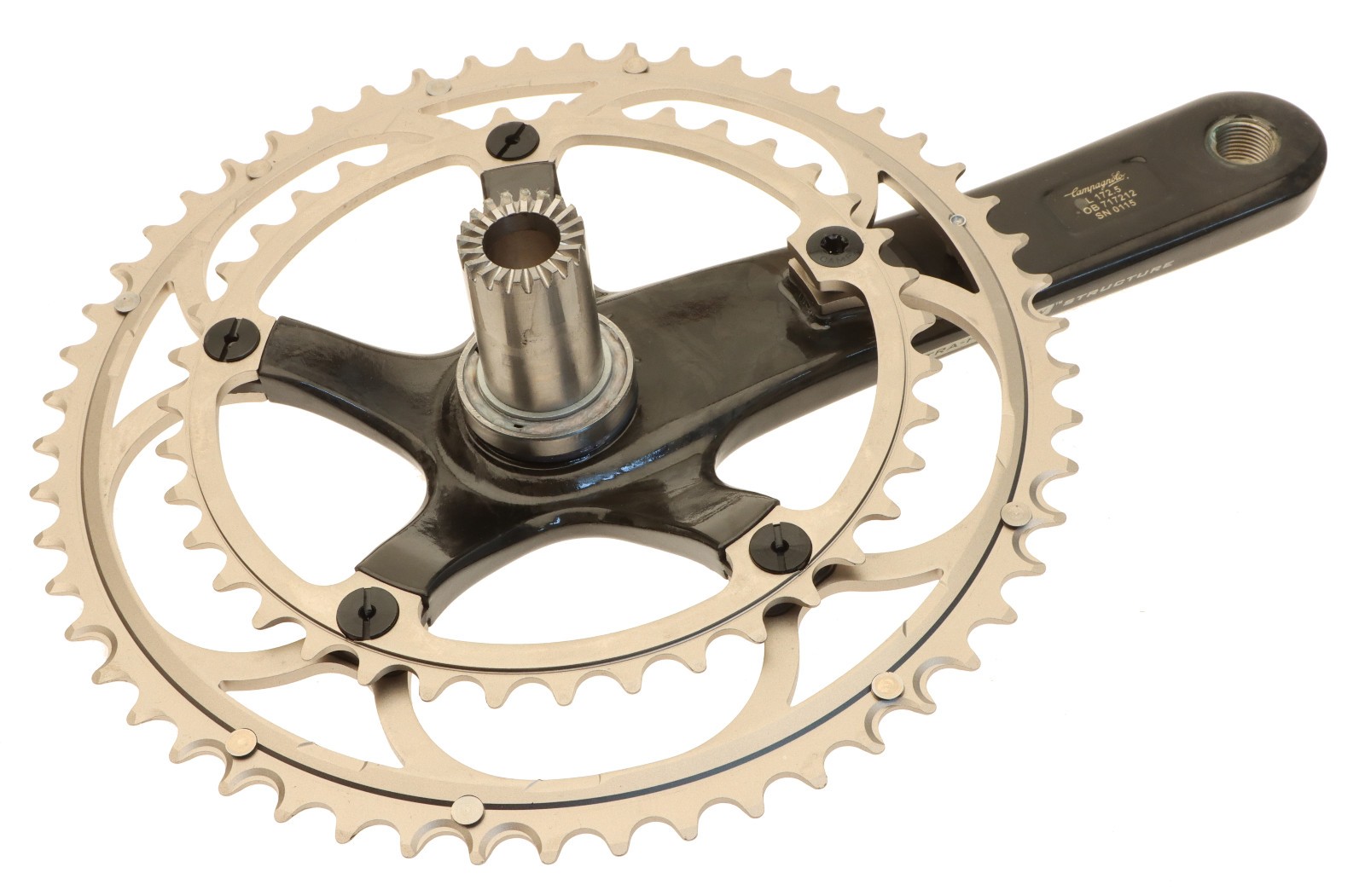 Campagnolo Record Carbon Crankset 53/39T 10 Speed 172.5mm 2007 NEW NOS
