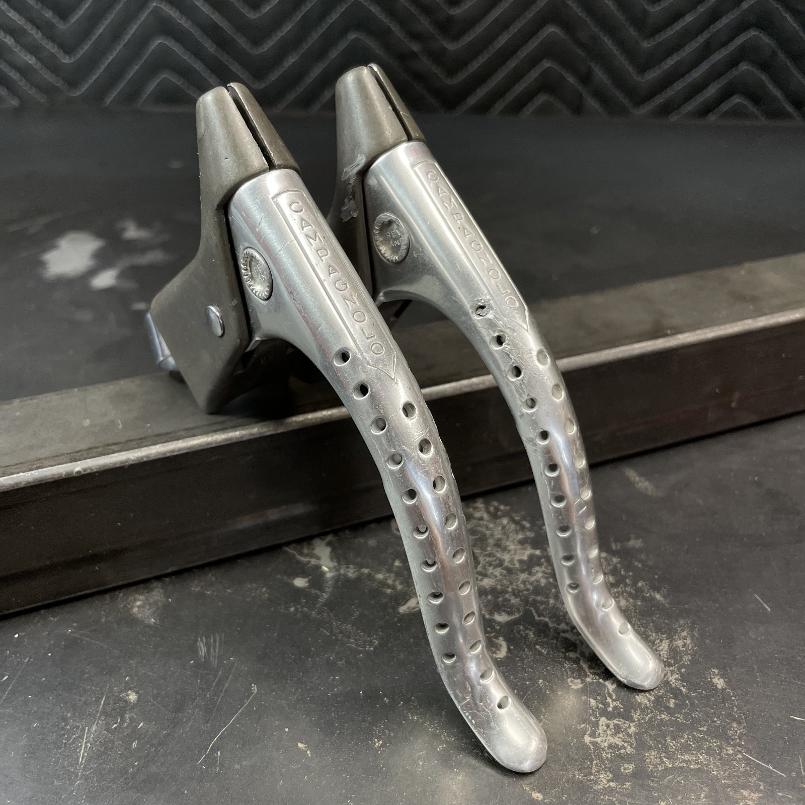 Vintage Campagnolo Super Record Brake Levers – Used