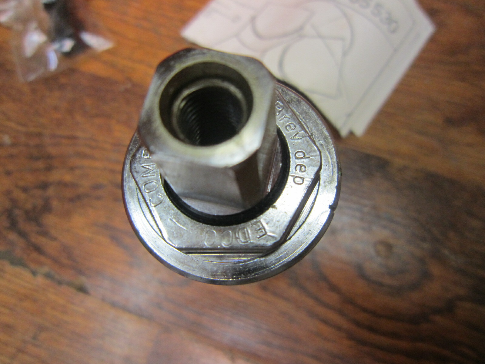 NOS EDCO COMPETITION BMX SEALED SQUARE TAPERED BOTTOM BRACKET CONVERSION 116 KIT