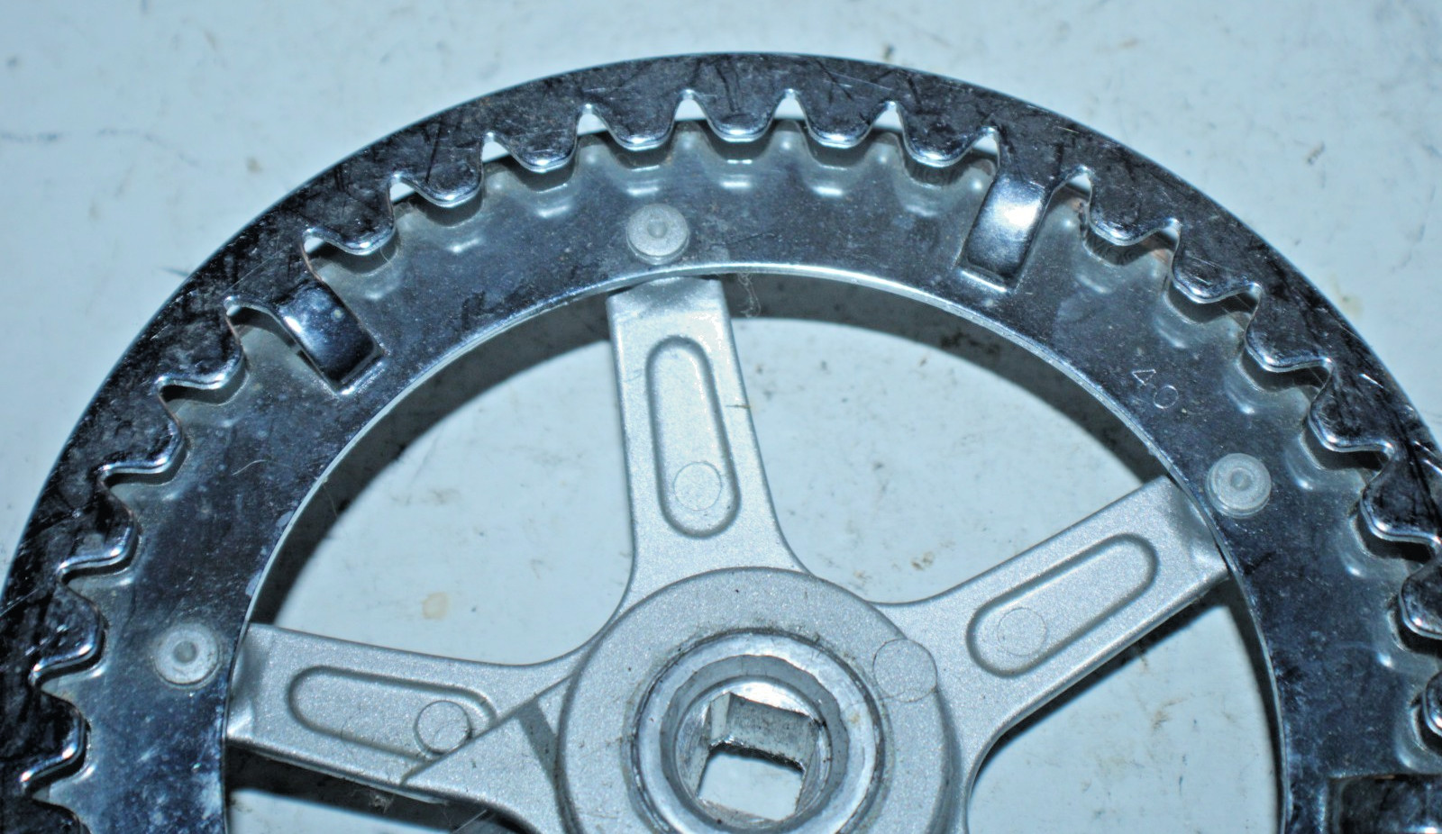 Sugino Bicycle Single Road Bike Crankset Silver 152mm 40t JIS Fixie USA Shipper!