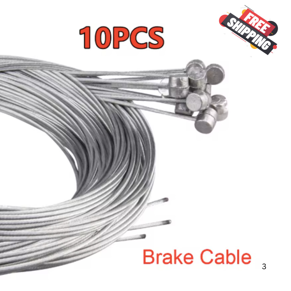 10Pcs Bicycle Brake Shift Inner Wire Cable Line For Front Rear Road Bike USA