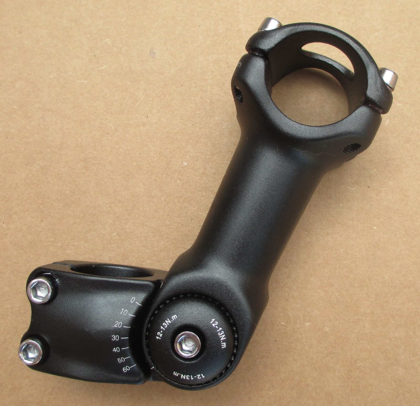 Stem Ultracycle 1-1/8″ 31.8 110/125/95mm Adjustable Threadless Stem Blk or Sil.