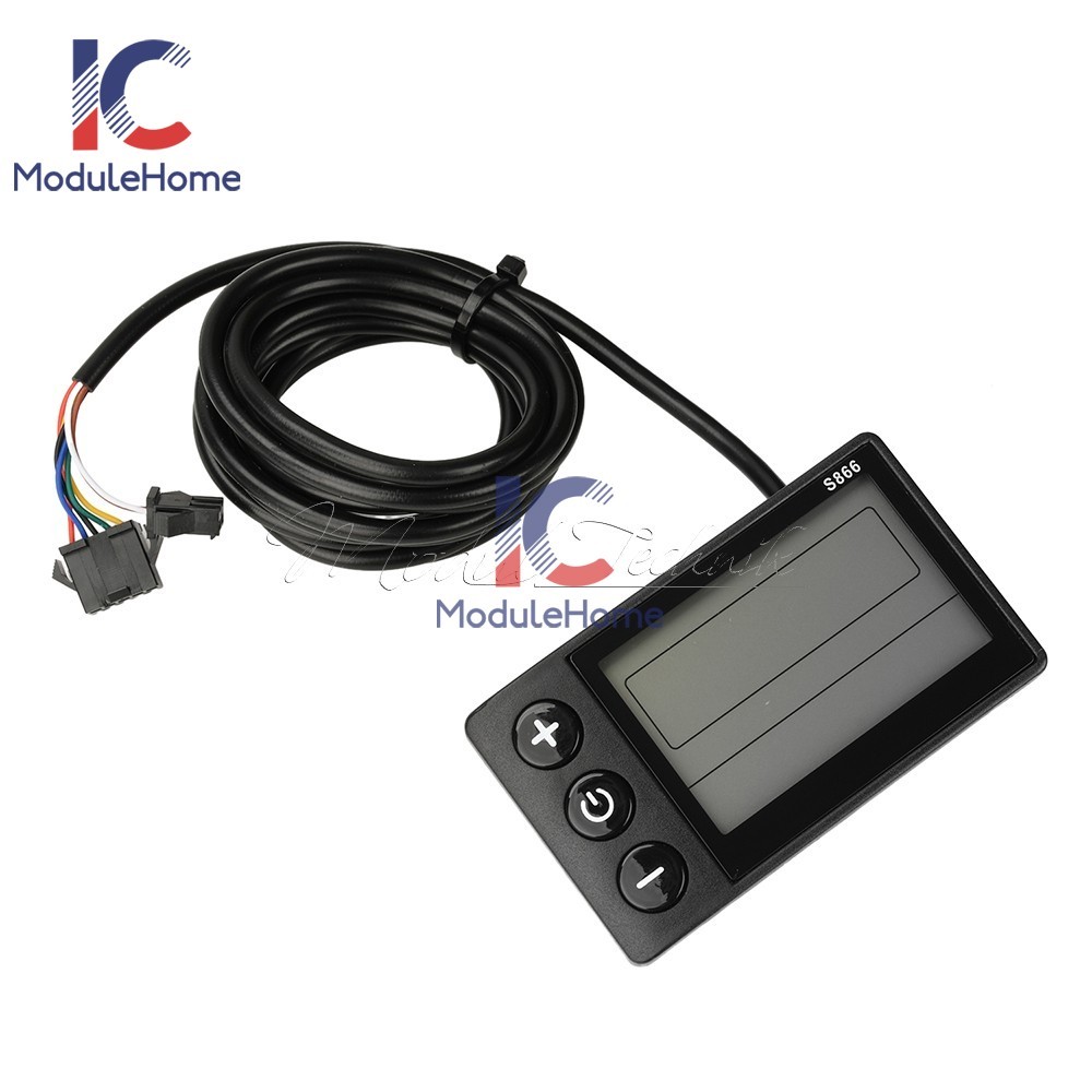 36V48V64V 30A Sine Wave Brushless Motor Controller 750-1500W Driver S866 LCD