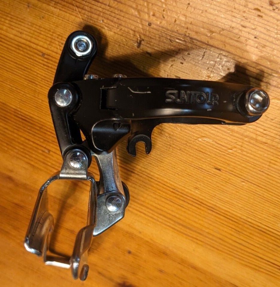 Suntour X-1 Front Bicycle Derailleur for Triple Sprocket New Old Stock