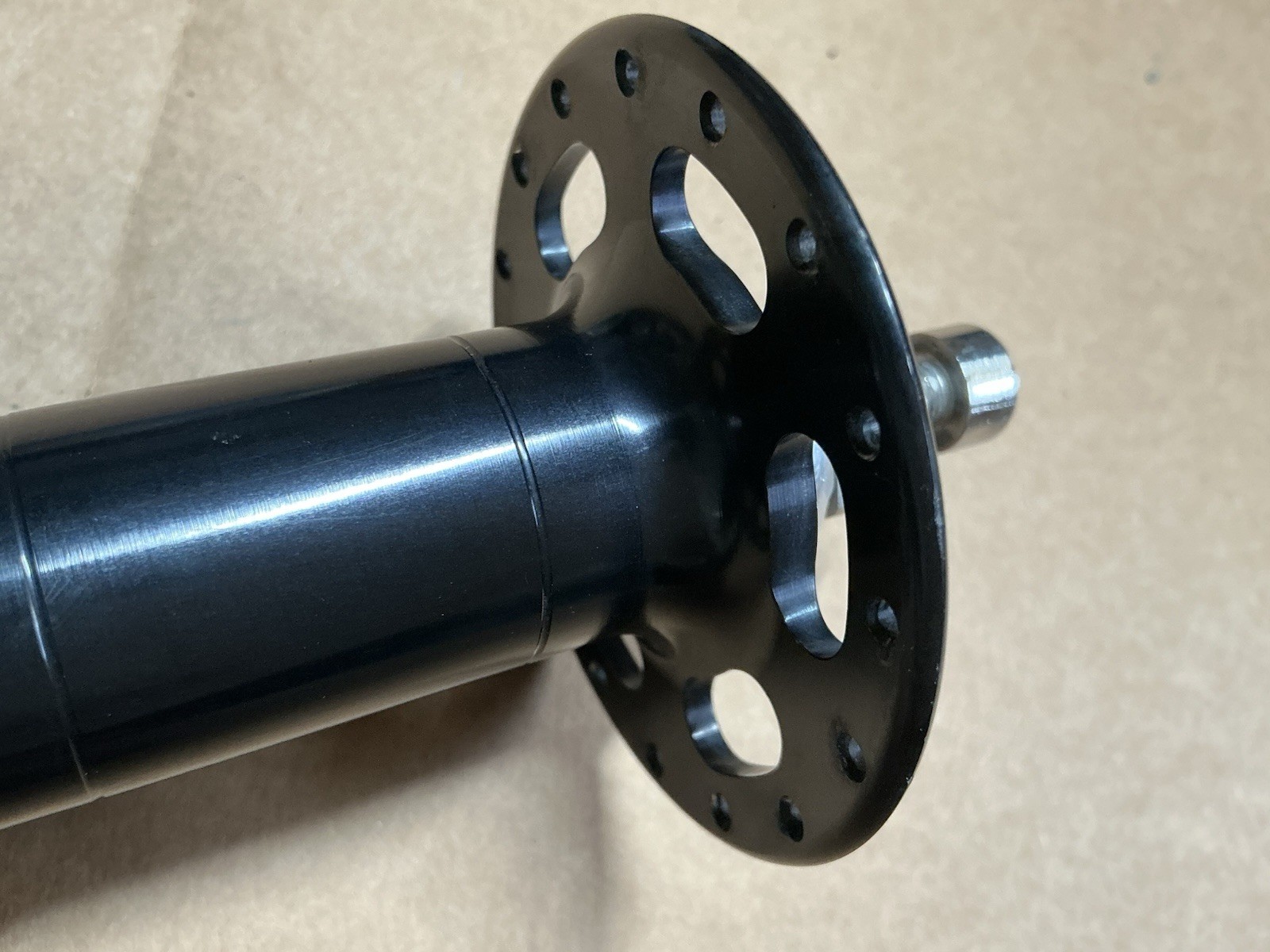 Paul Components High Flange Front Hub, 100mm Spacing, 32 Hole, Bolt-On, Black
