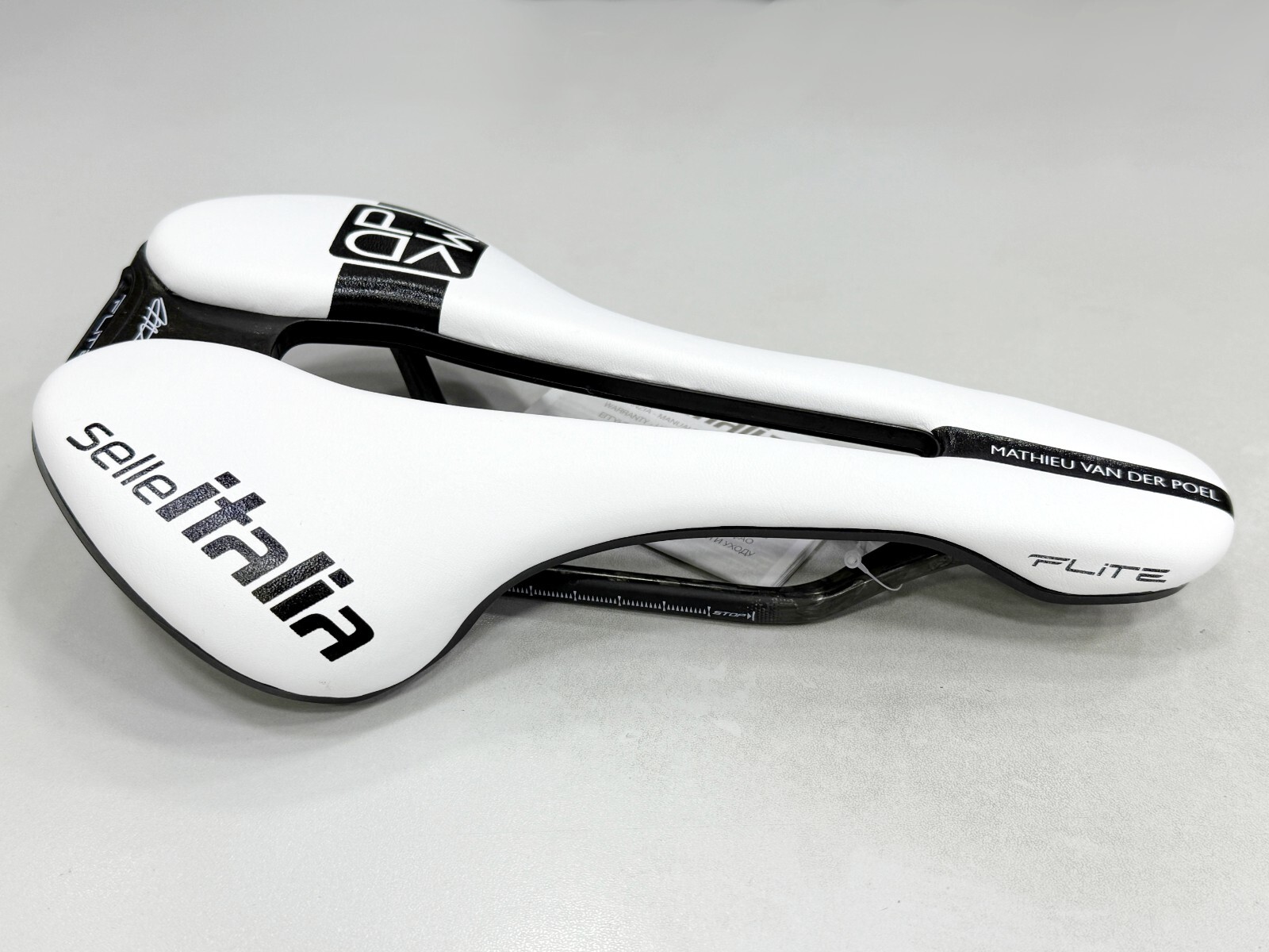 Selle Italia Flite Boost Kit Superflow MVDP Carbon Rail Saddle (White) 145x250mm