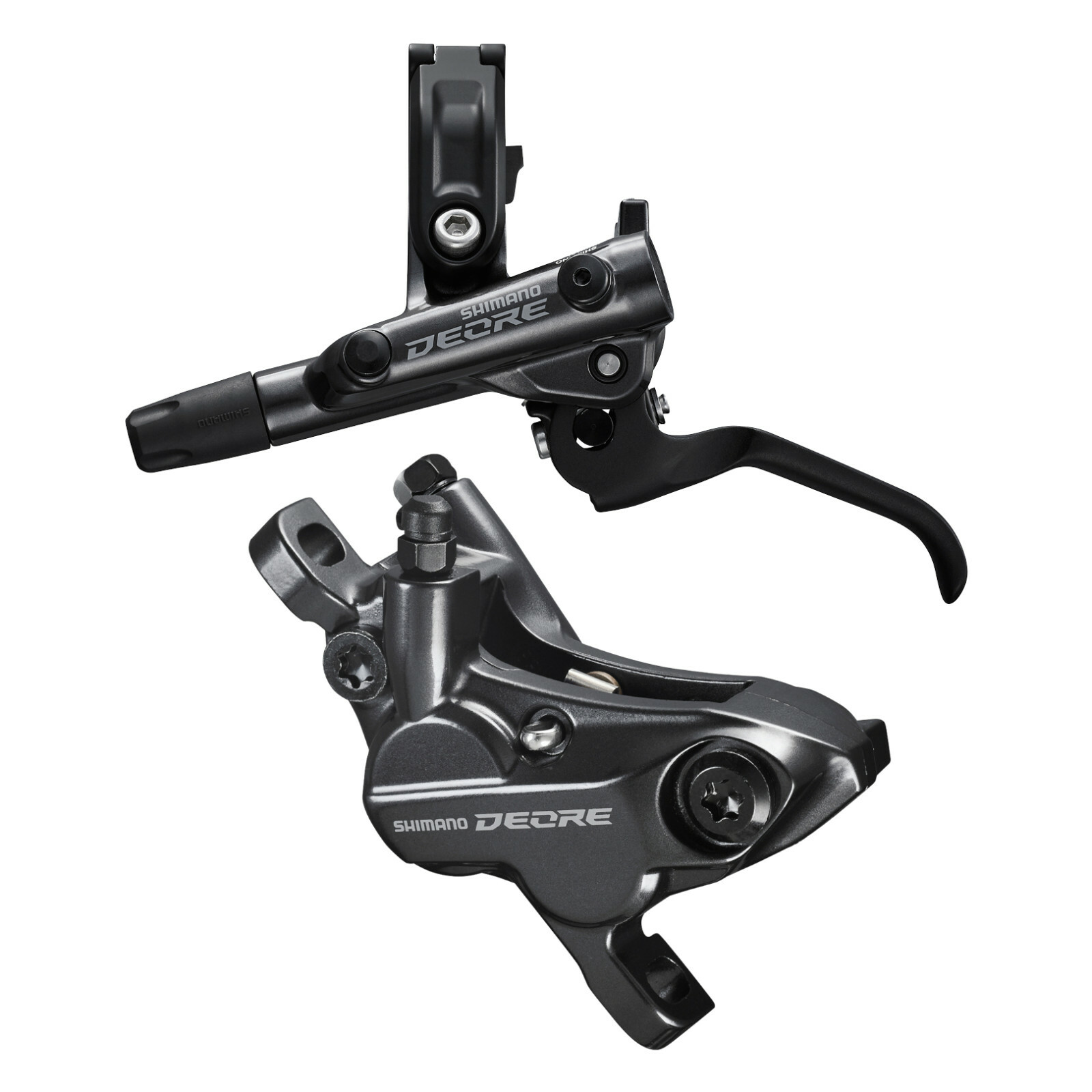 Shimano DEORE 12-Speed BR-M6120+BL-M6100 4-Piston MTB Hydraulic Disc Brake Set