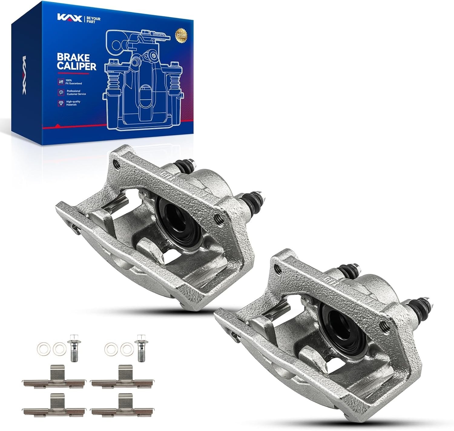Brake Caliper Compatible with Ram 1500 2011-2018, Dodge 18B4836+18B4837 Rear
