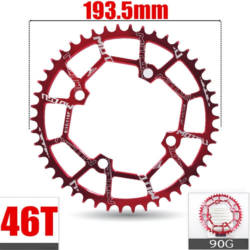 104BCD 40/42/44/46/48/52T MTB Bicycle Chainwheel MTB Bike Narrow Wide Chainring