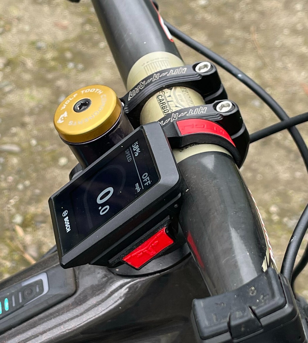 CARBONFIBER BOSCH KIOX STEALTH DISPLAY HANDLEBAR MOUNT (Right or Left)