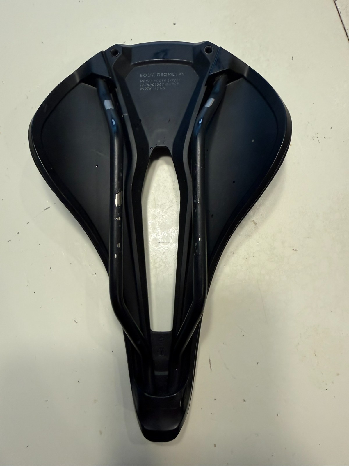 Specialized Power Expert With Mirror 143mm Saddle Black Hollow Ti Rails