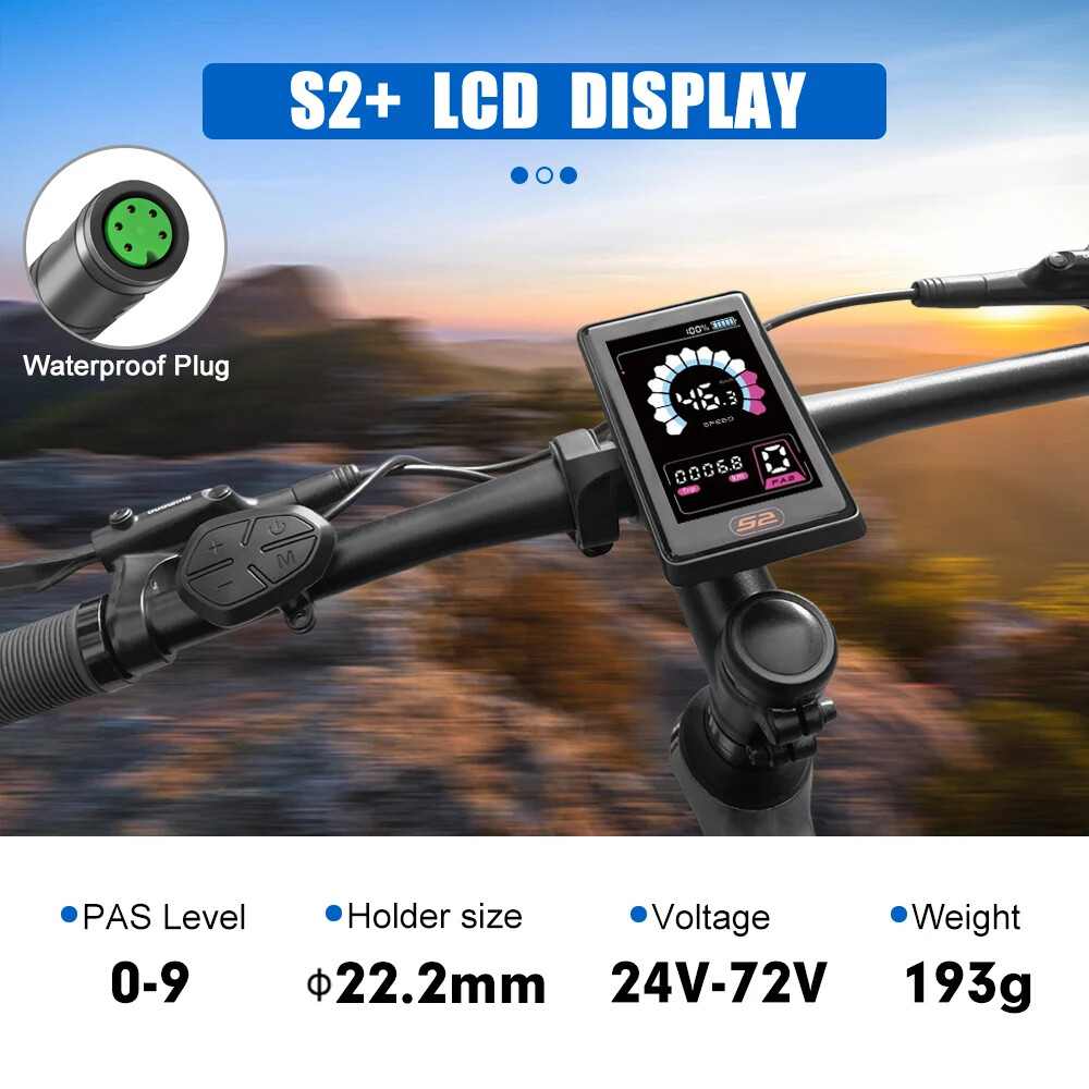 E-bike Intelligent LCD Screen Waterproof 5 Pin OLED Display for Mid Drive Motor