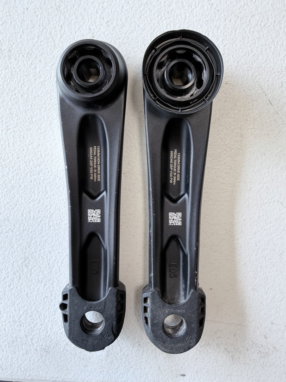 E*thirteen Helix Core espec Crank Arms – 155mm (Fazua Ride 60)