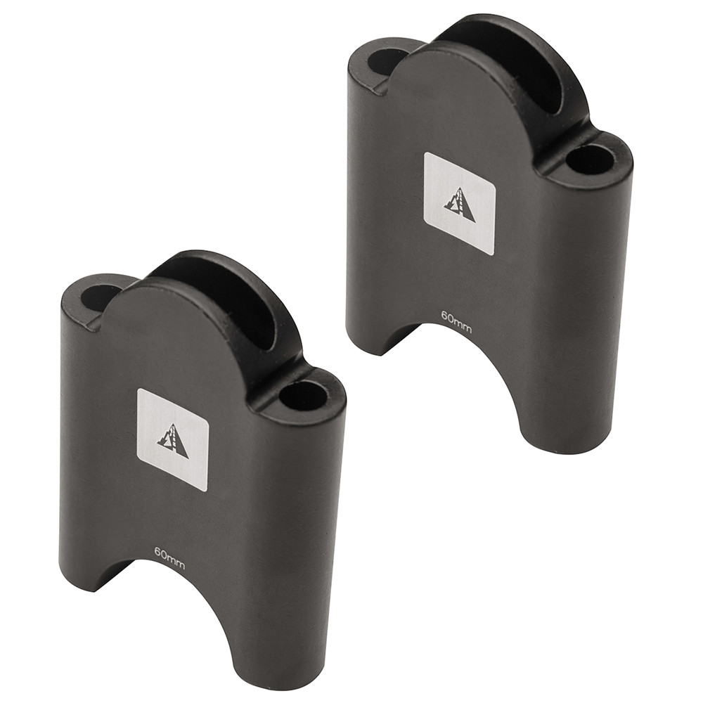 Profile Design Aerobar Bracket Riser Kit 60mm w/ Bolts Pair Triathlon TT