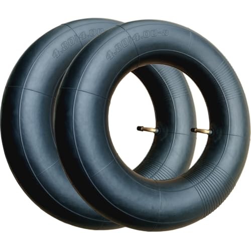 2x 4.80/4.00-8 Inner Tube TR87 Valve for Lawn Mowers Hand Trucks Dollies Trolley