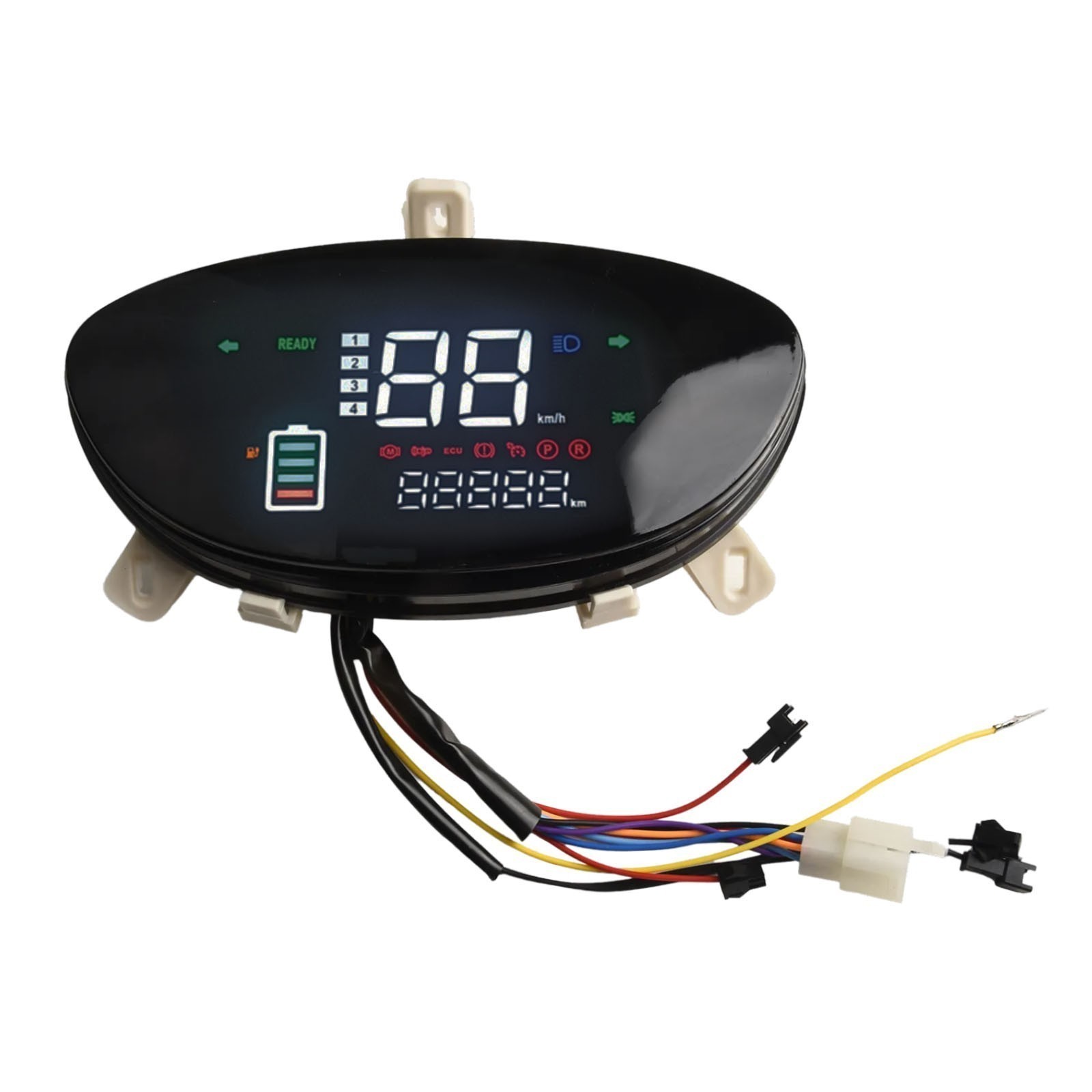 Electric Bike Scooter LCD Display Motor Speedometer Easy to Use (69 characters)