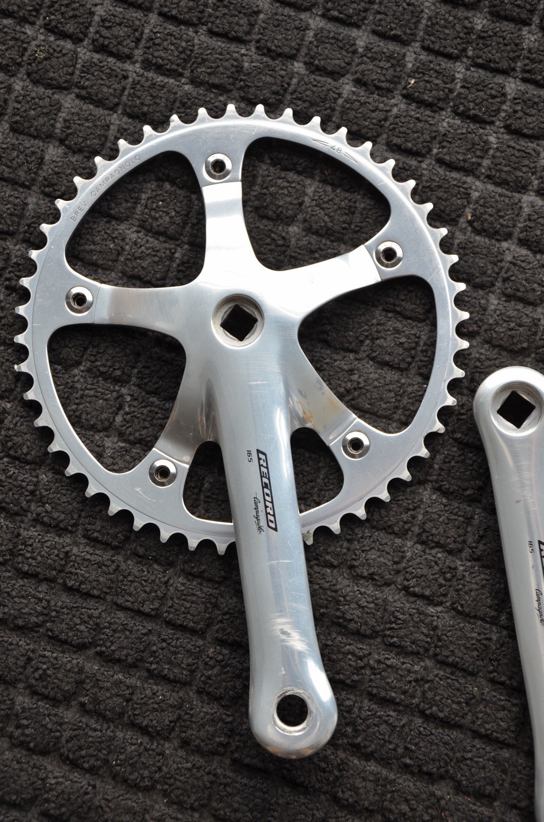 Campagnolo Record Pista 165MM Track Crankset 48T Fixed Gear