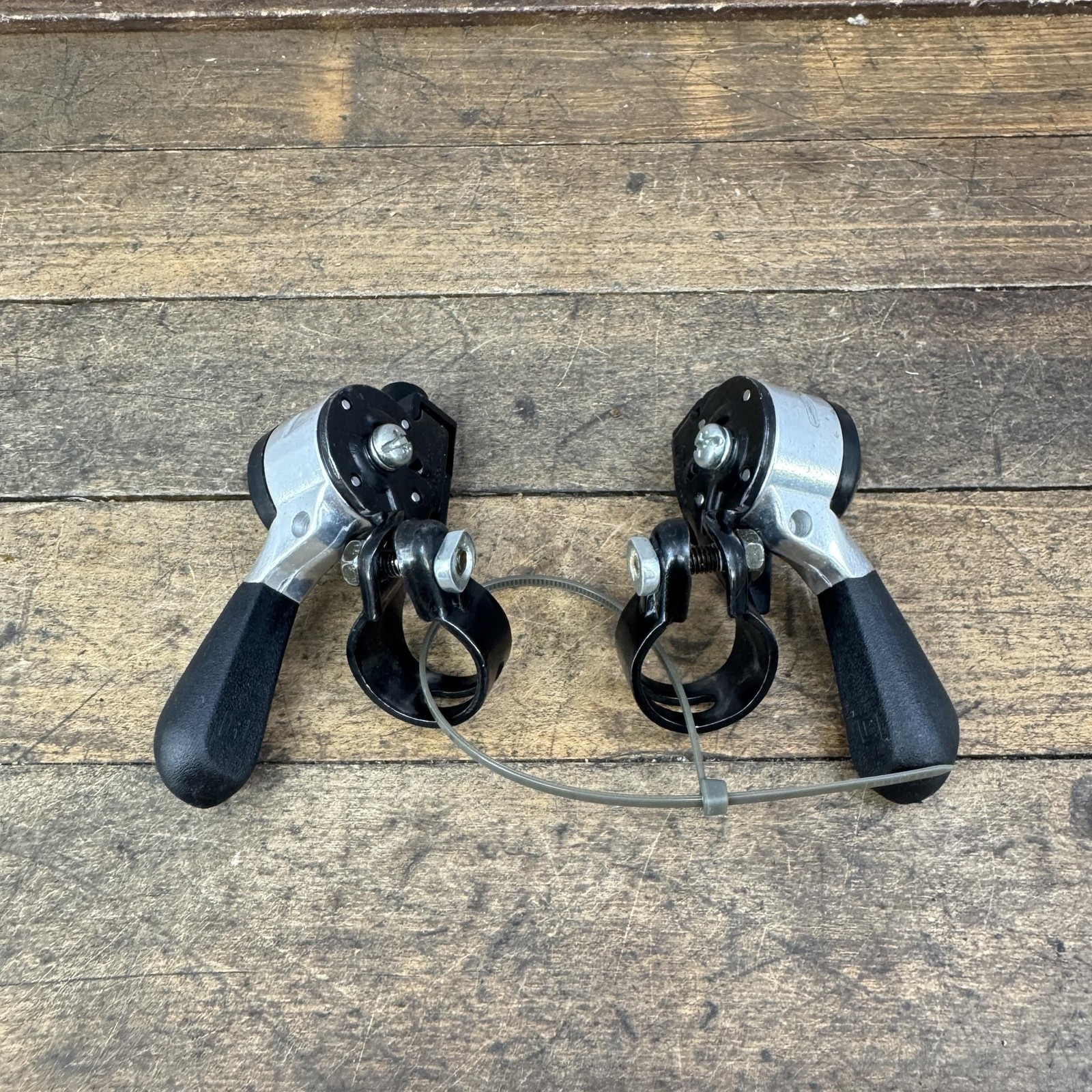 Vintage Shimano SL-MS55 Thumb Shifter Set 6 Speed Light Action SIS MTB Japan