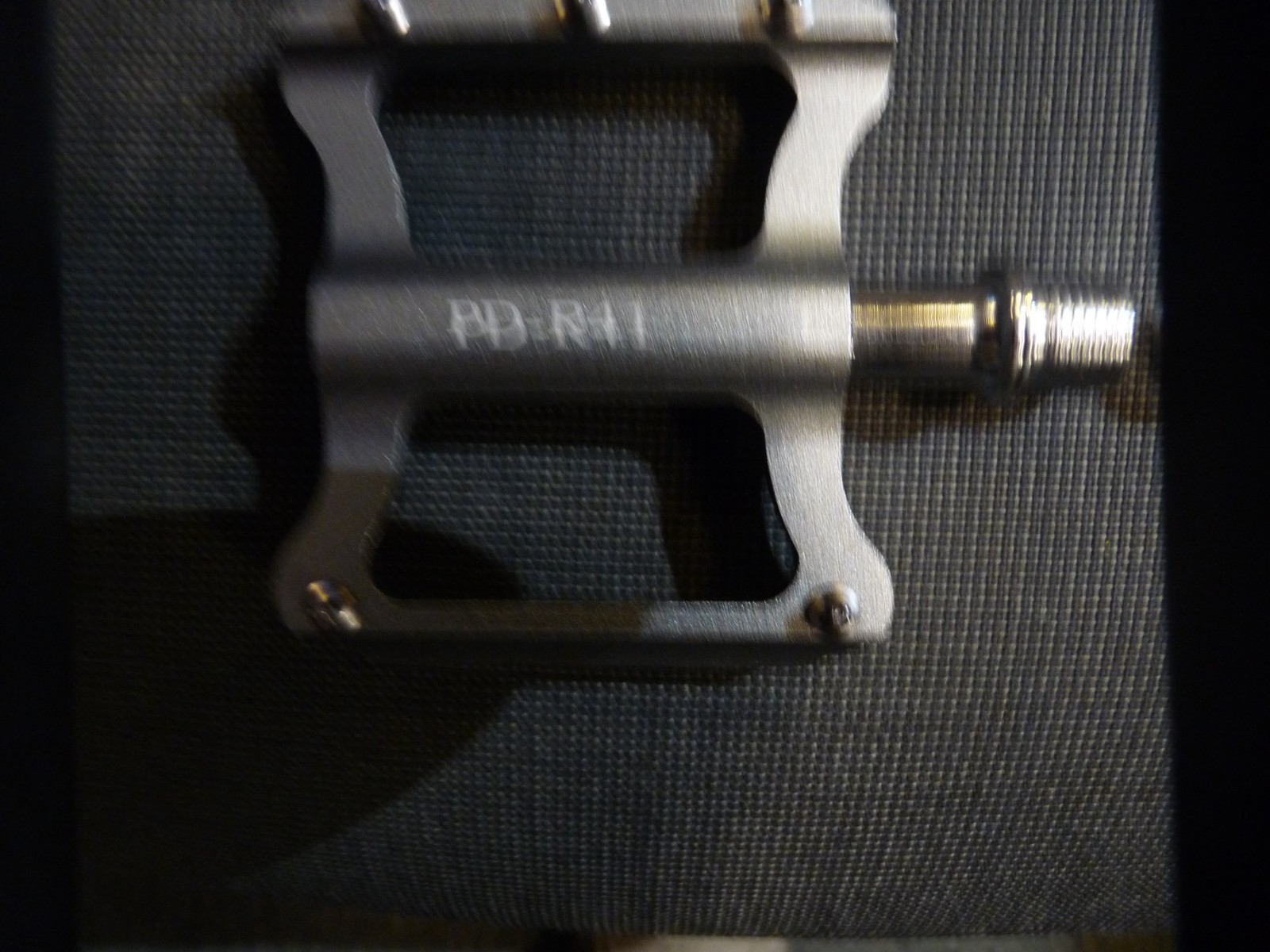 Bicycle Pedals – Aluminum – silver – Promend # PD-R41 (read)