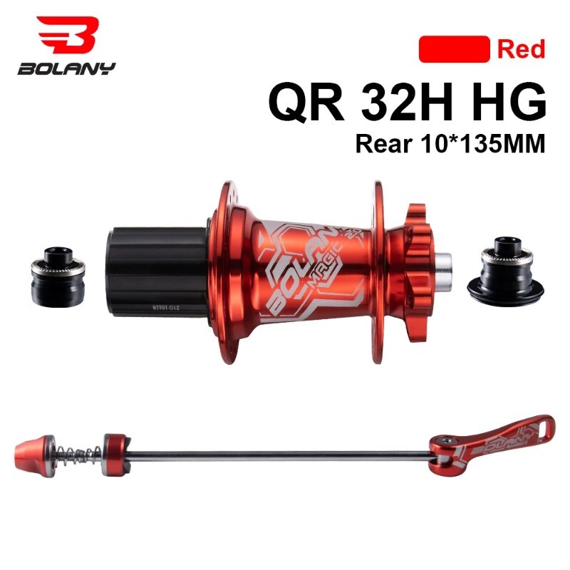 32H MTB Bicycle Disc Brake 6 Pawls 108 Clicks 4 Sealed Bearing Hubs XD HG QR
