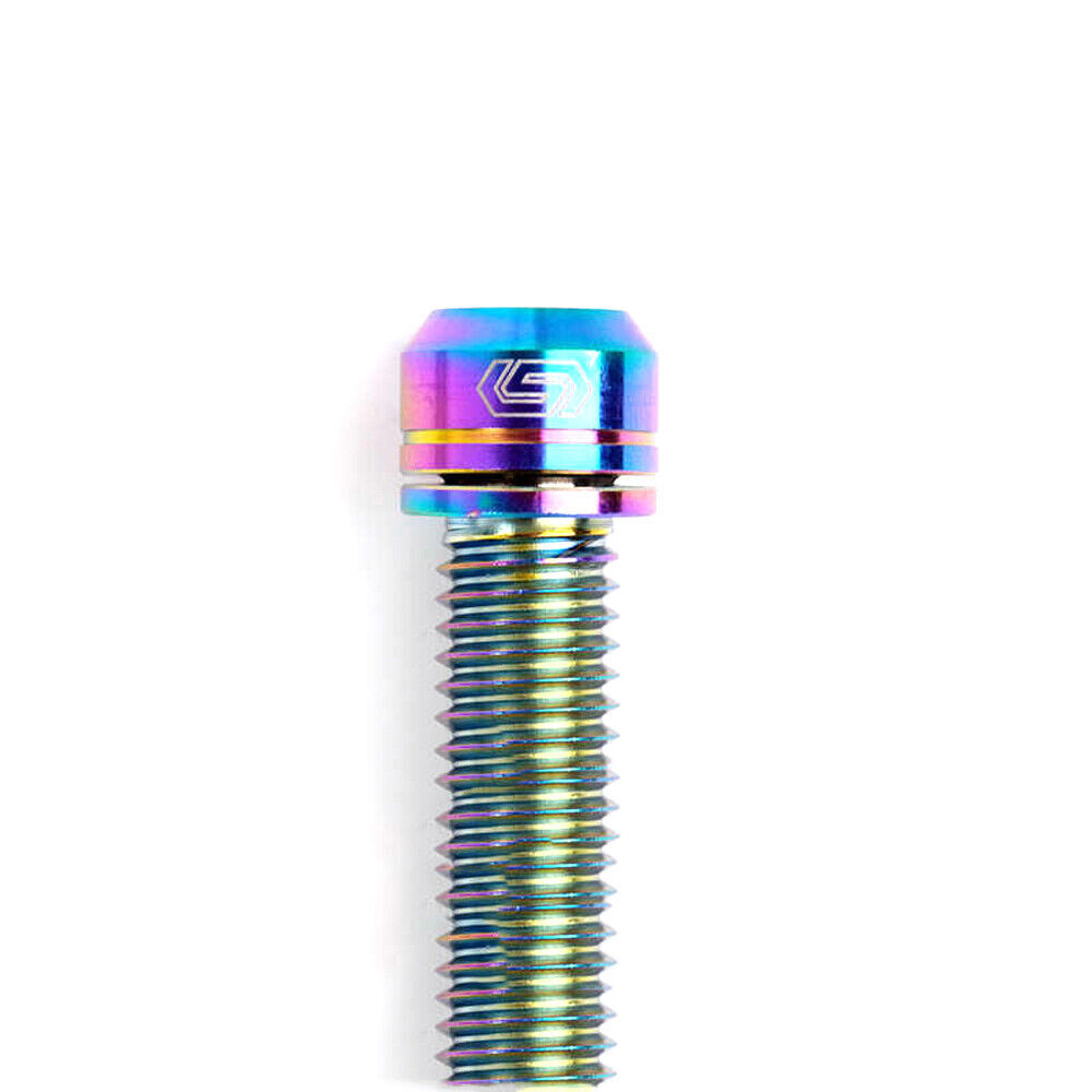 Bike Screws Bolts Titanium Ti With Washers for Headset MTB Road BMX M6x10mm-55mm