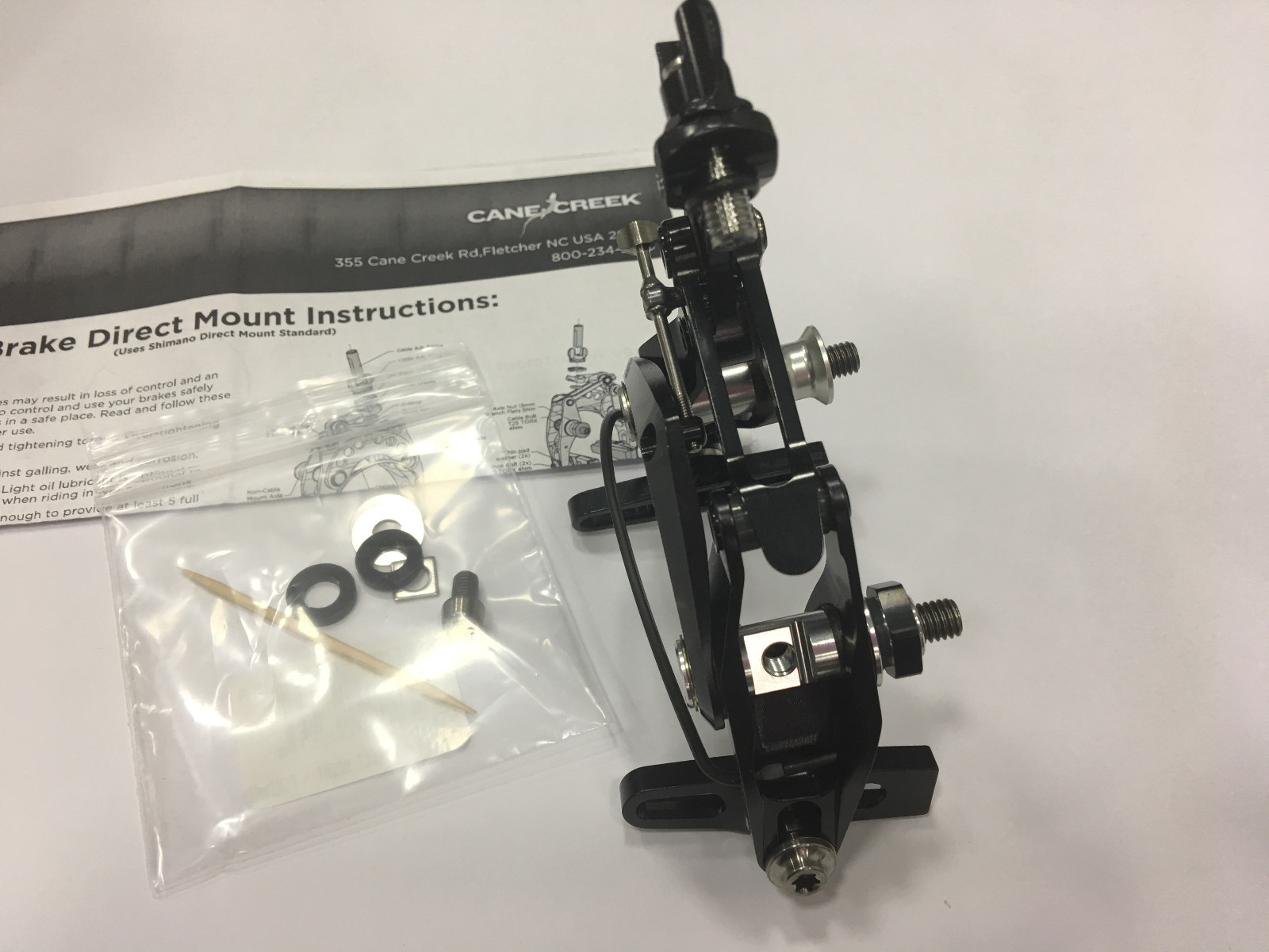 Cane Creek eeBrake G4 Single Direct Mount Fork / Seatstay (Black) #BEE0176