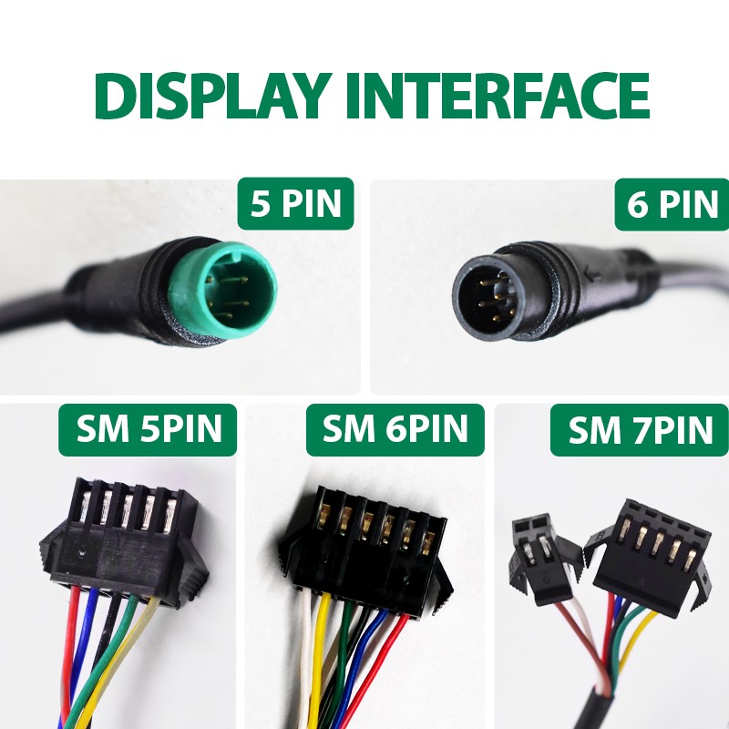 Compact Waterproof M7C-2 Ebike SM/Waterproof Display with UART 2 Display