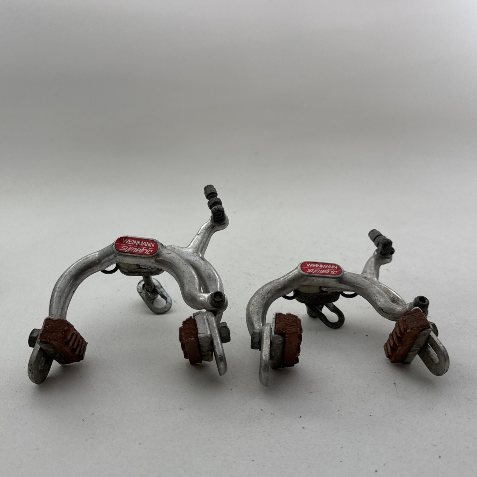 Vintage Weinmann Symetric Brake Caliper Set 813 Side Pull Silver Road Bike A64