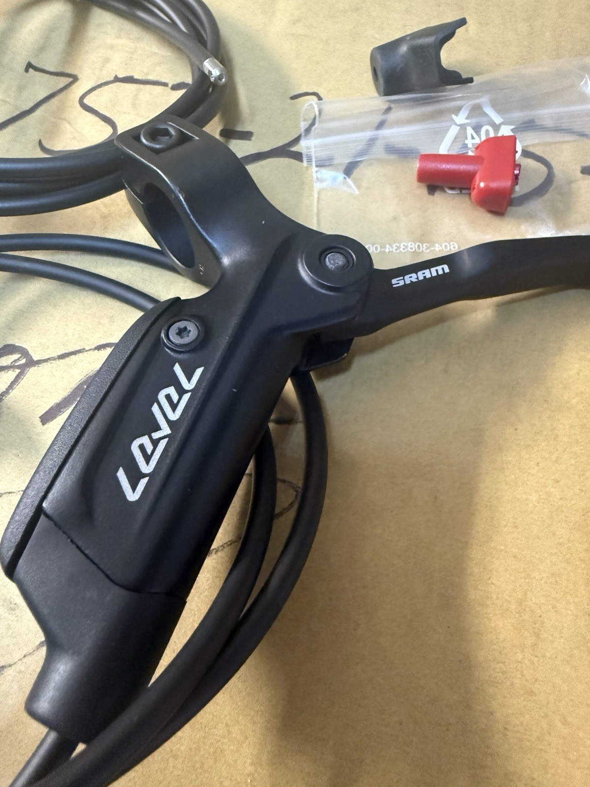 SRAM Level Hydraulic DISC BRAKE Set Front/Rear, hoses & calipers OEM