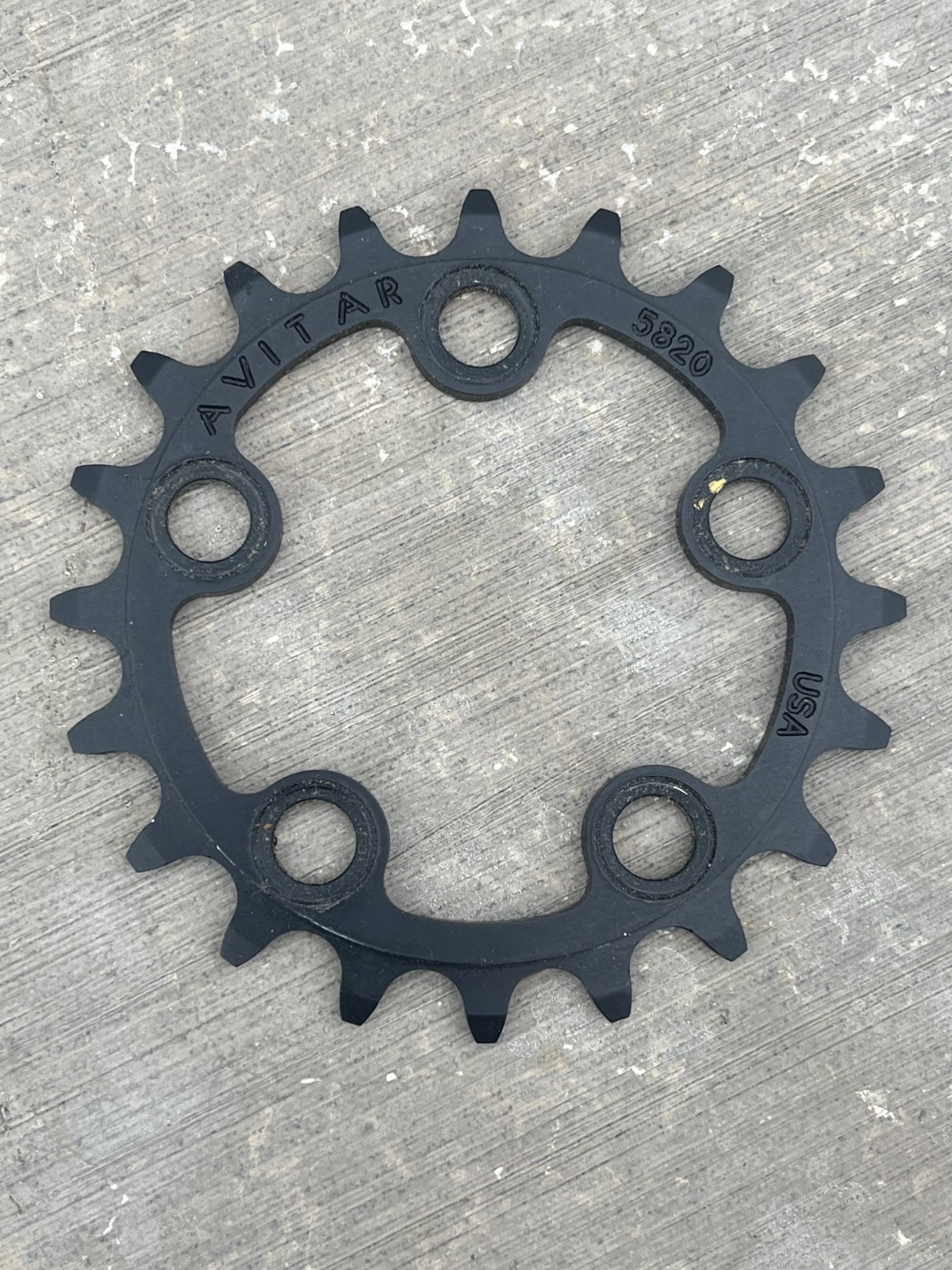 NOS Avitar Worx Drive Ring CNC Alloy Chainring | 58 BCD / 20T / Made in USA