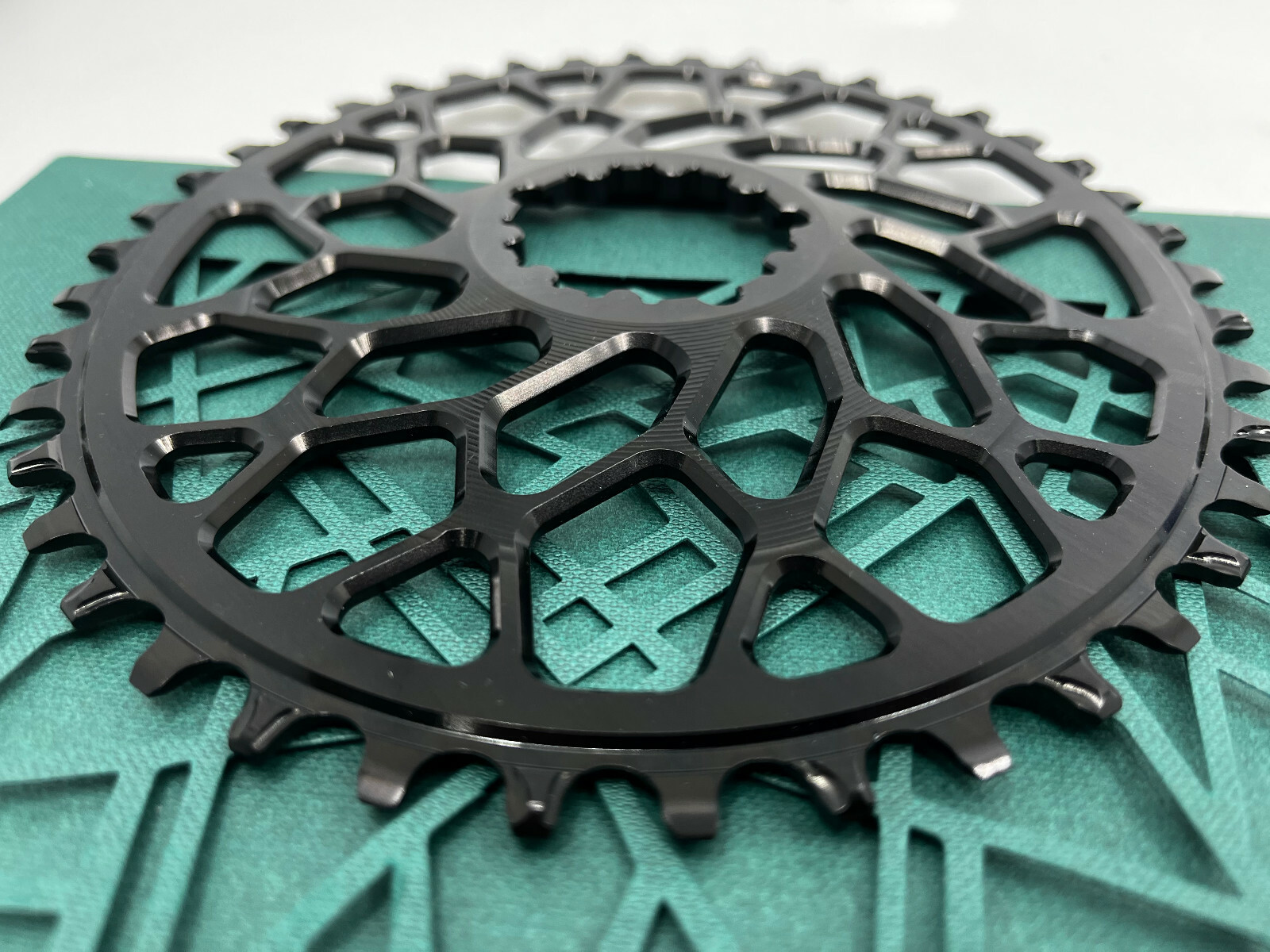 AbsoluteBlack Oval CX/Gravel 1x Direct Mount Chainring For Sram Cranks (Black)